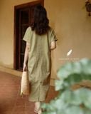  Vella Dress - Xanh Olive 