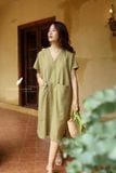  Vella Dress - Xanh Olive 
