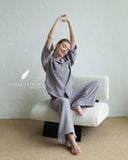  Calma Set - Xám chuột viền xanh 