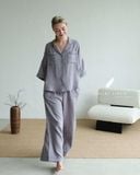  Calma Set - Xám chuột viền xanh 