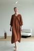 Clara Dress - Nâu cà phê