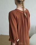  Clara Dress - Nâu cà phê 