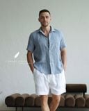  SharpLine Shirt - Xanh nhạt 