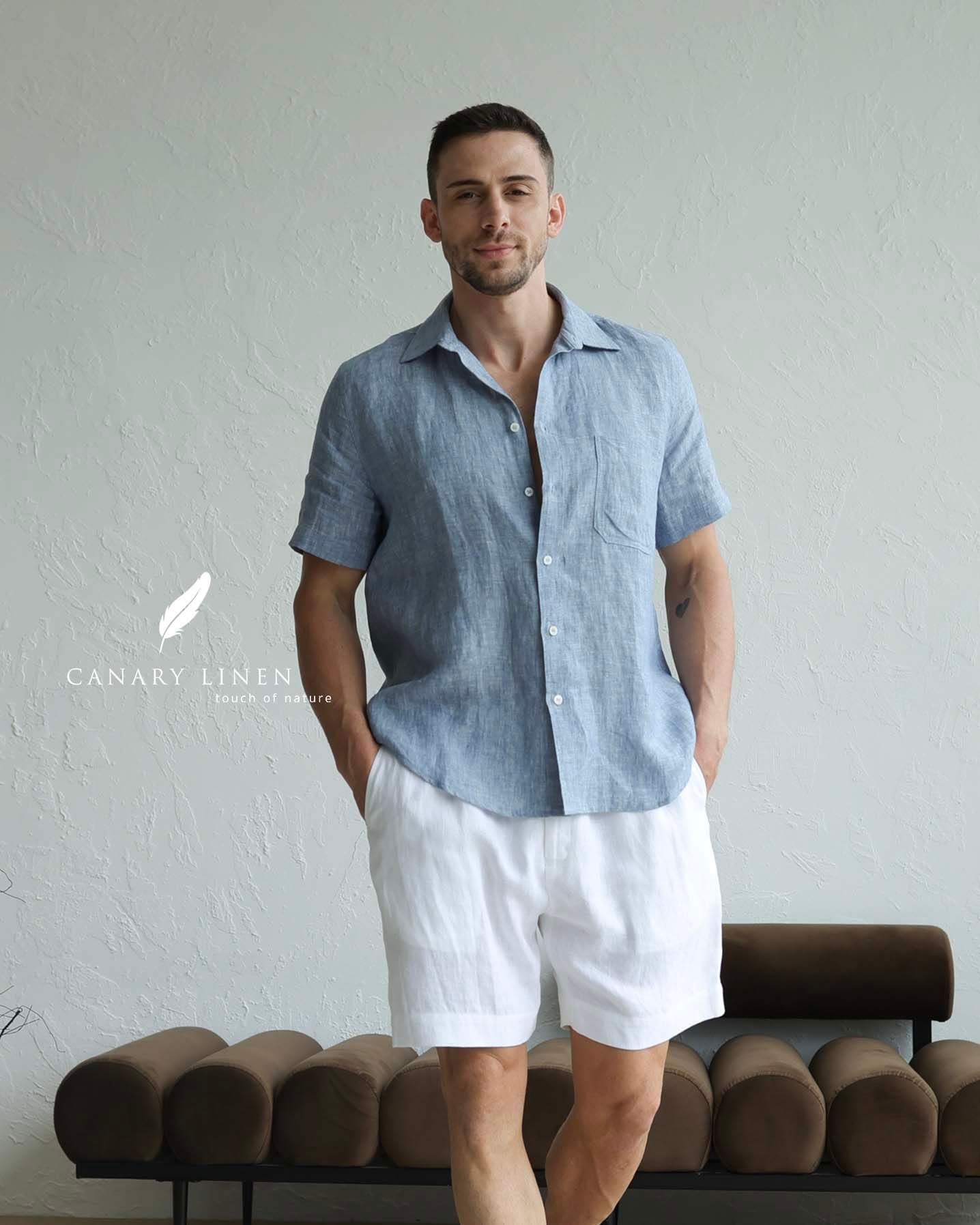  SharpLine Shirt - Xanh nhạt 