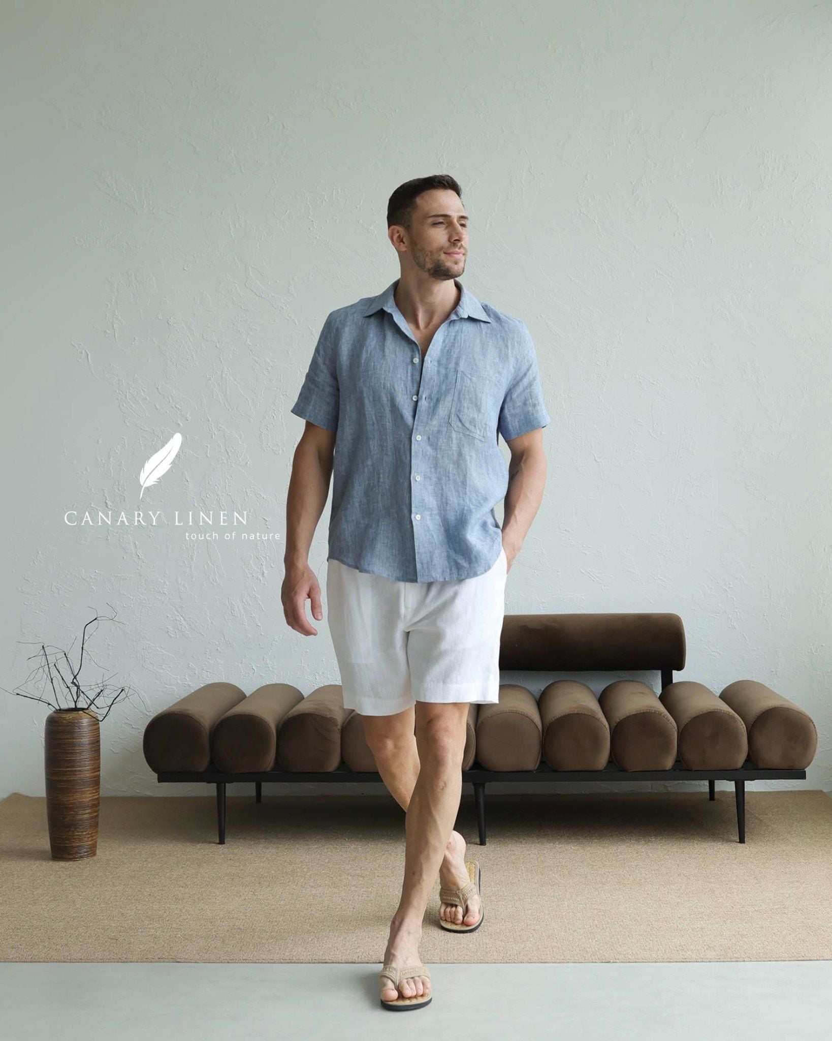  SharpLine Shirt - Xanh nhạt 