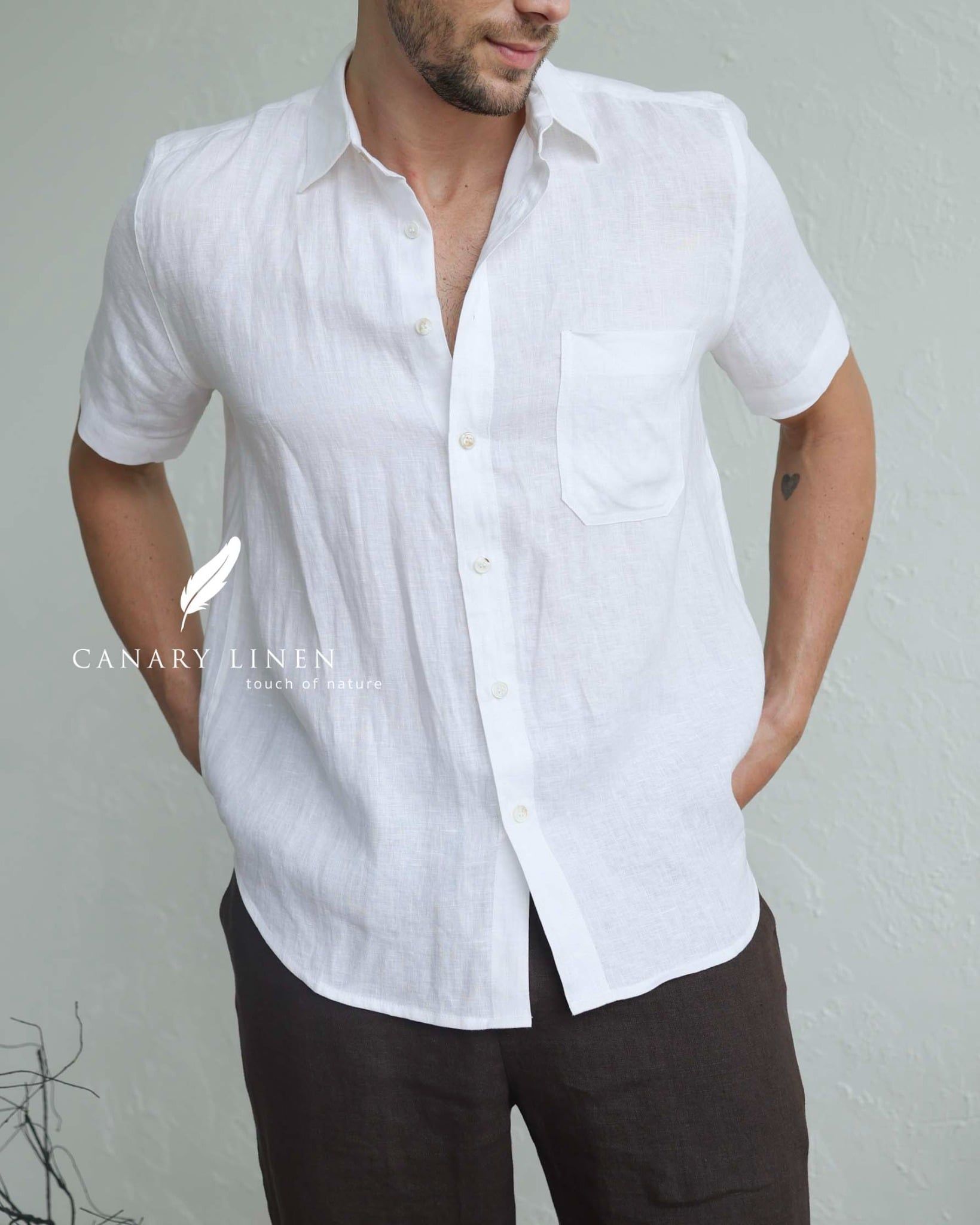  SharpLine Shirt - Trắng 