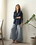  Poppin Shirt - Xanh navy 