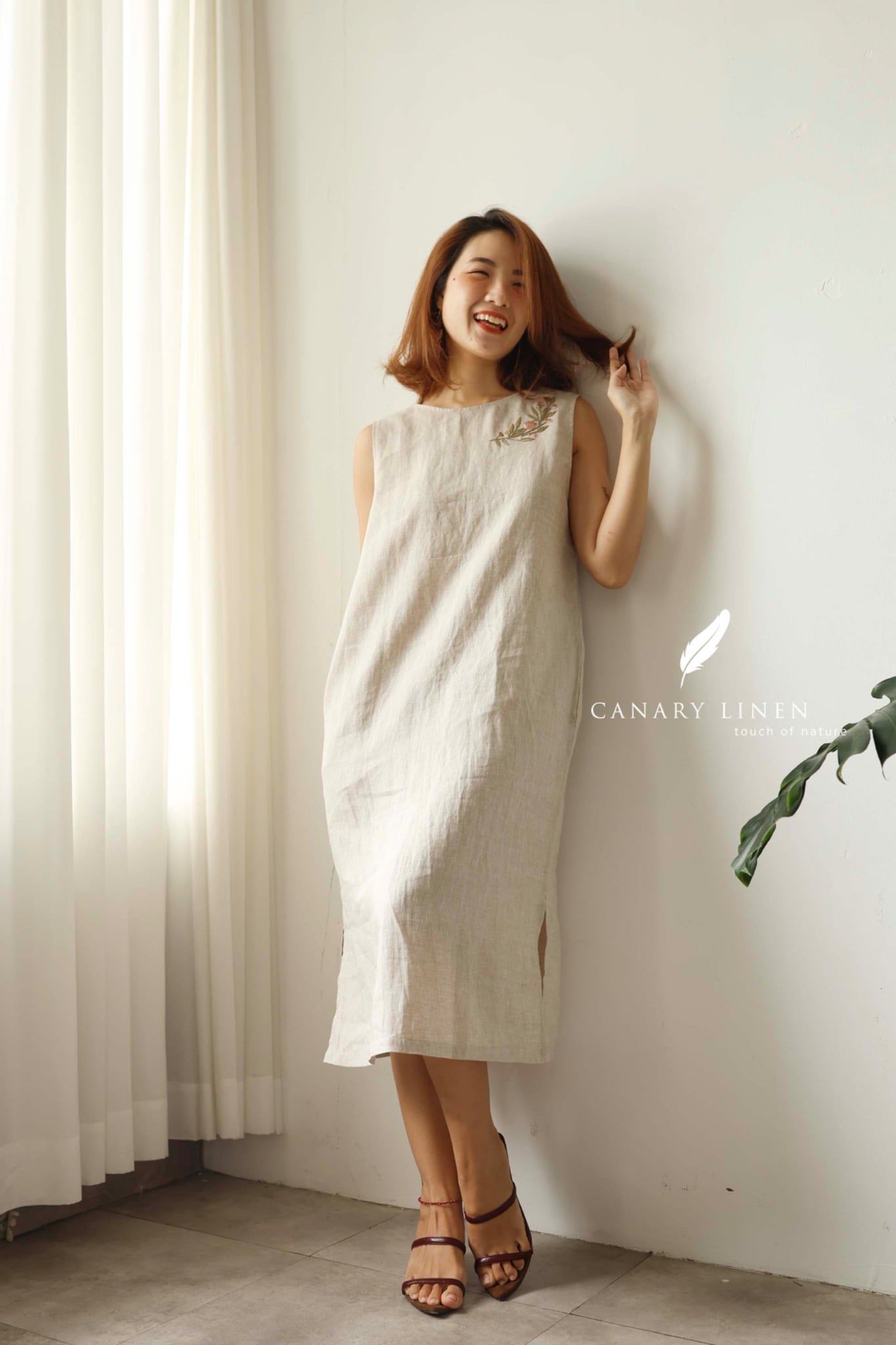  Bloom V Dress - Muối tiêu 