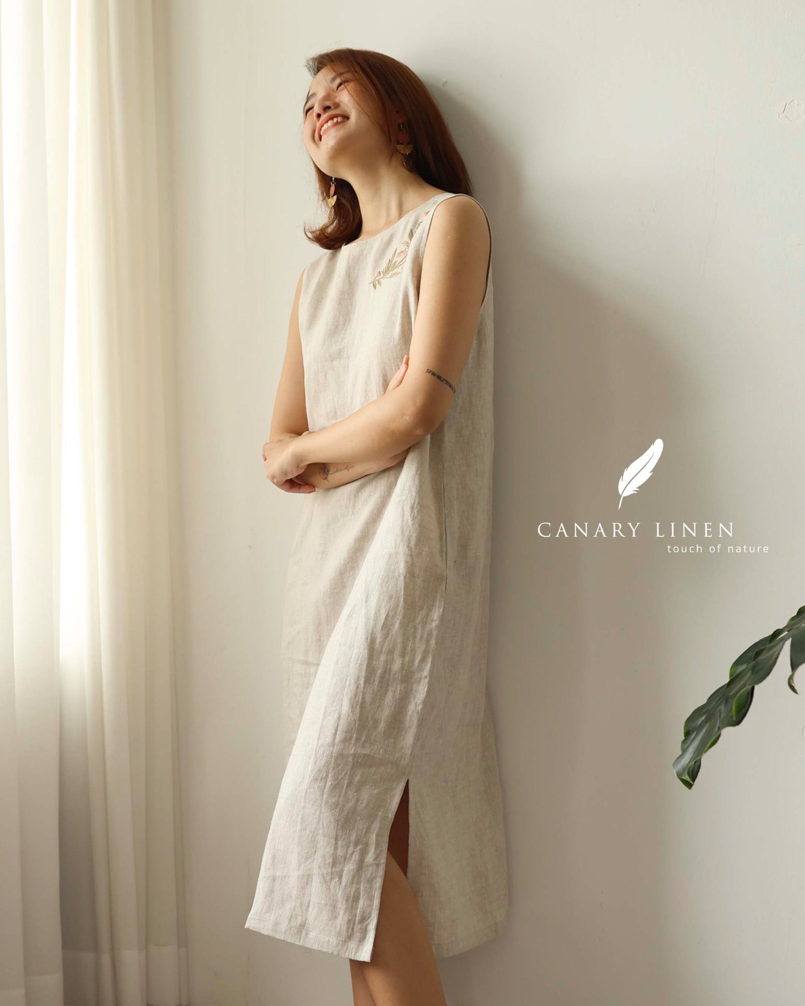  Bloom V Dress - Muối tiêu 