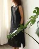  Bloom V Dress - Đen 