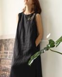  Bloom V Dress - Đen 