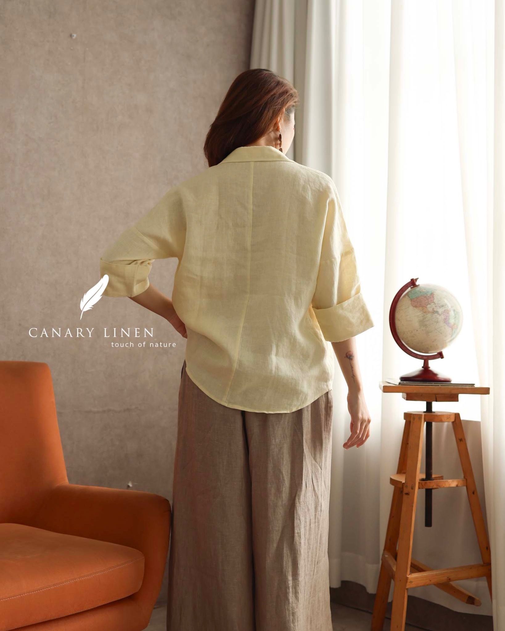  Lavender Shirt - Vàng pastel 