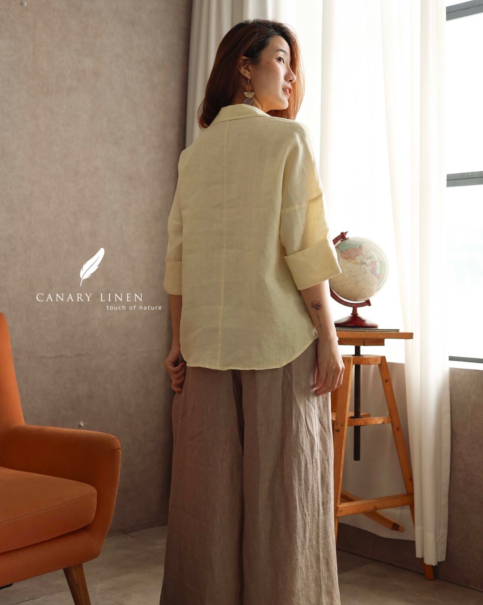  Lavender Shirt - Vàng pastel 