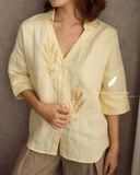  Lavender Shirt - Vàng pastel 