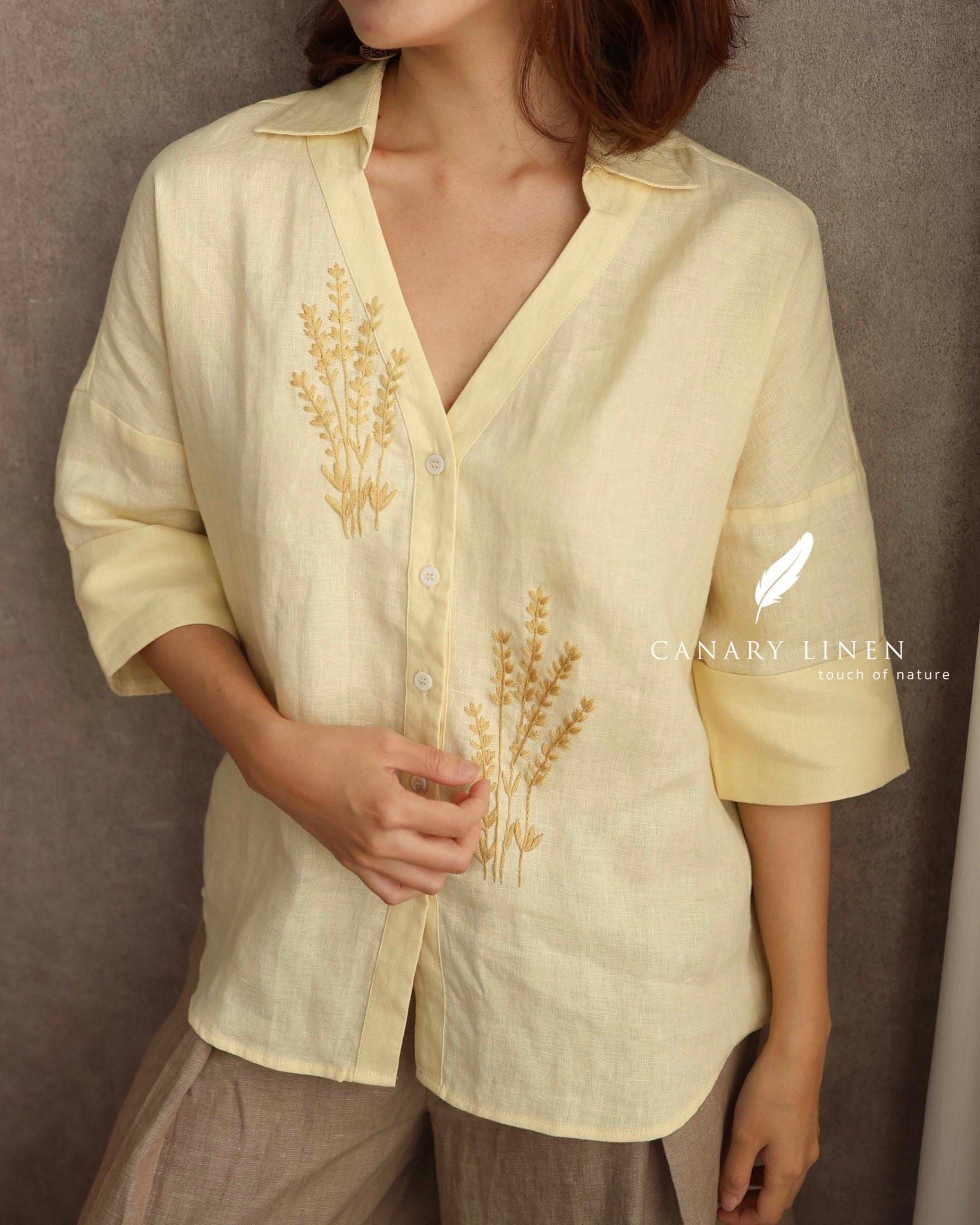  Lavender Shirt - Vàng pastel 