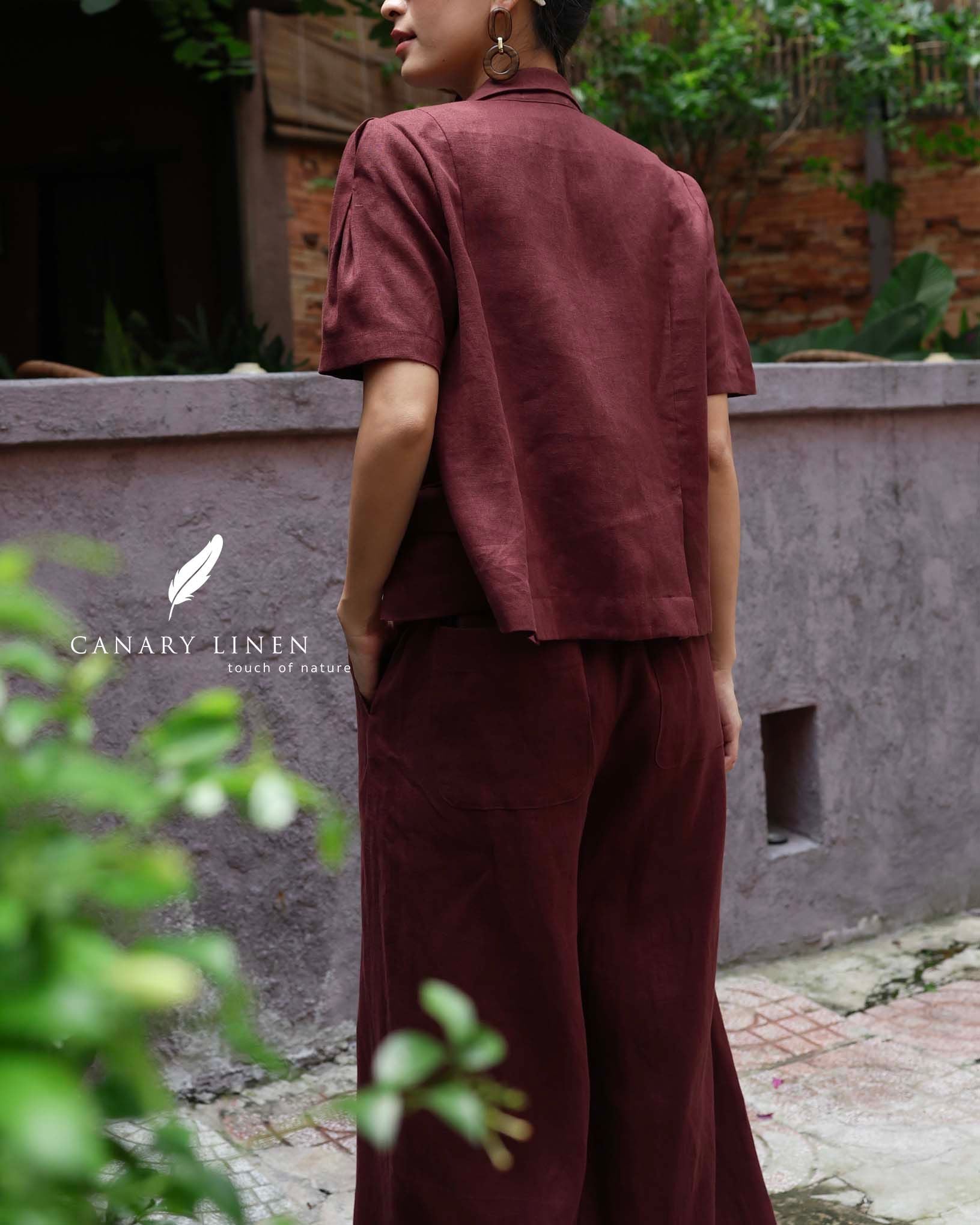  Sono Blazer - Nâu đỏ 