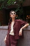 Sono Blazer - Nâu đỏ 