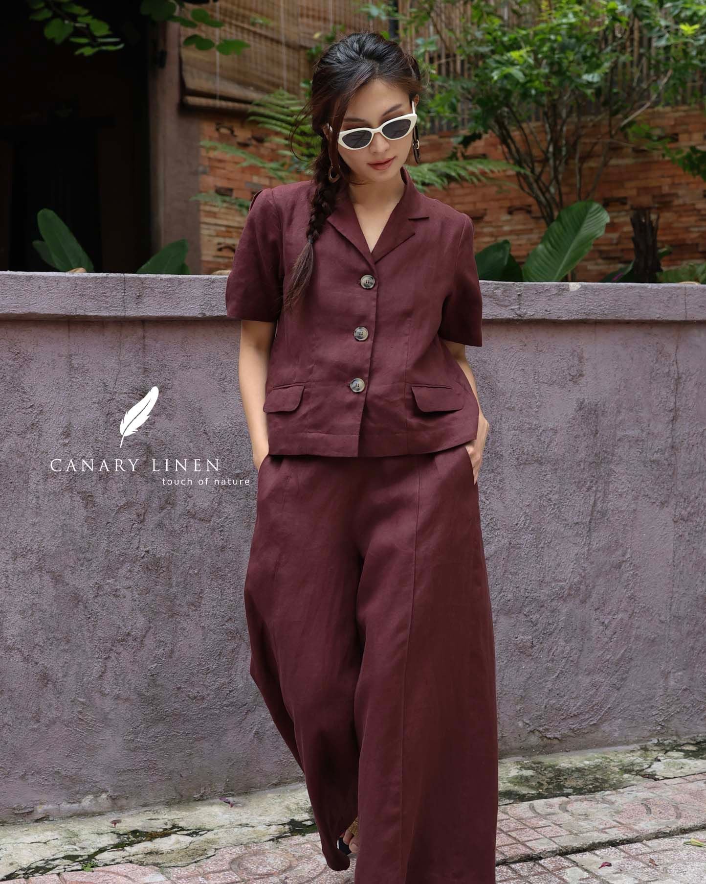  Sono Blazer - Nâu đỏ 