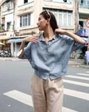  Rusea Shirt - Xanh xám 