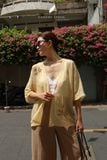 Elia Coat - Vàng kem 