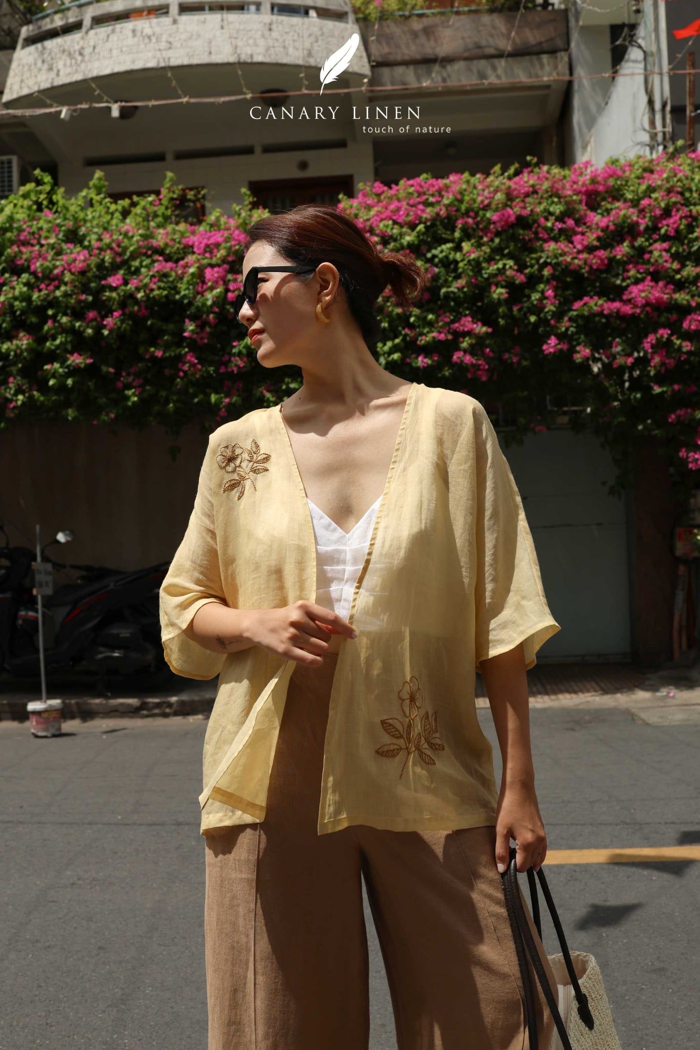  Elia Coat - Vàng kem 