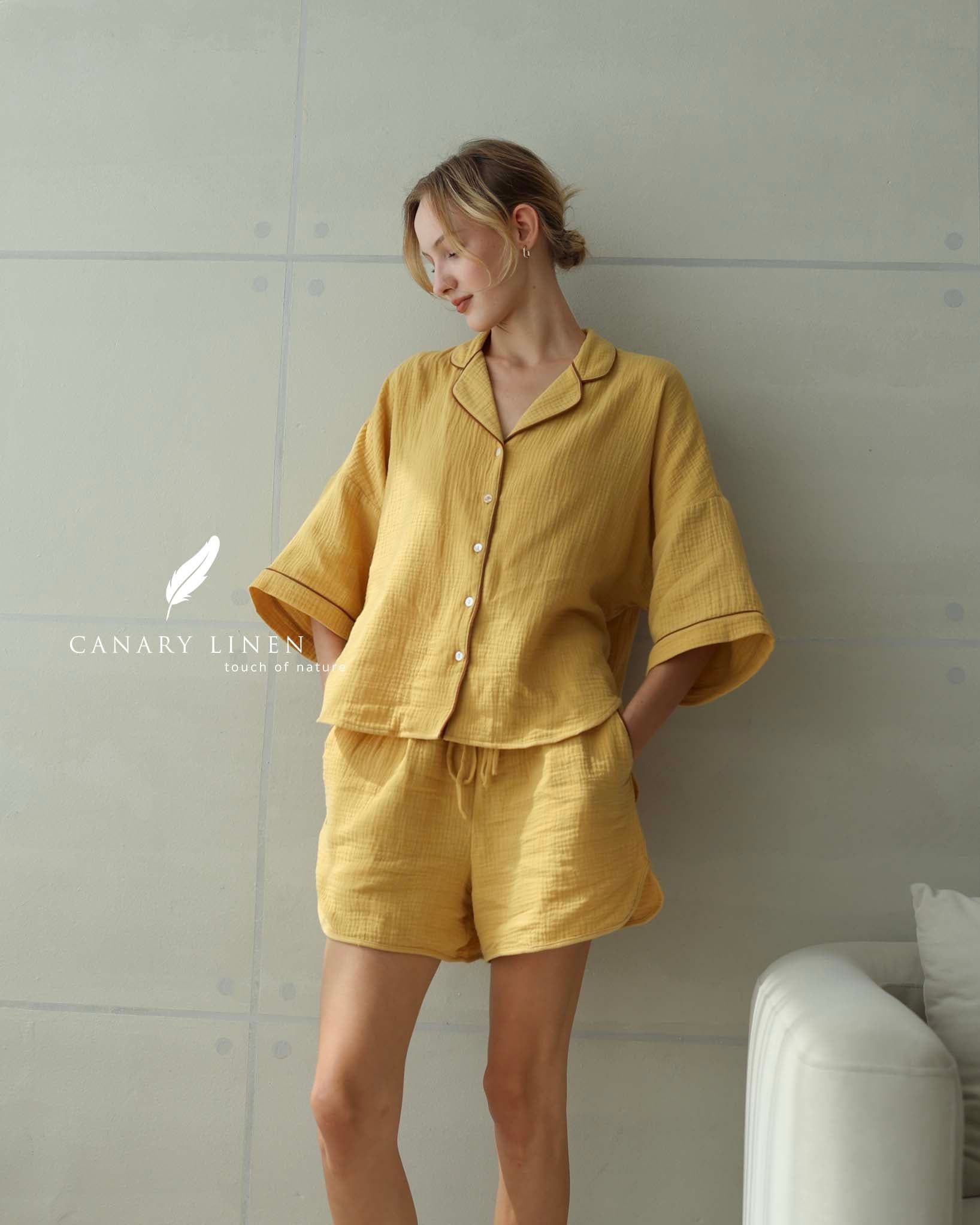  Mira Set - Vàng viền nâu cafe 