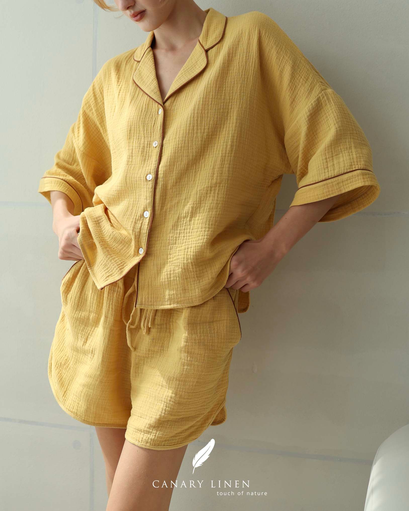  Mira Set - Vàng viền nâu cafe 