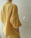  Mira Set - Vàng viền nâu cafe 