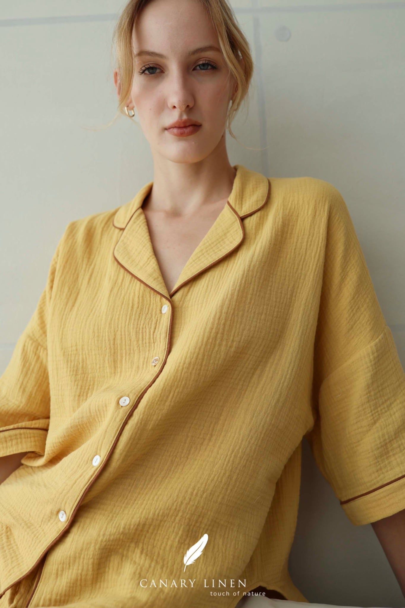  Mira Set - Vàng viền nâu cafe 