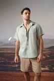  SharpLine Shirt - Rêu 2 sợi 