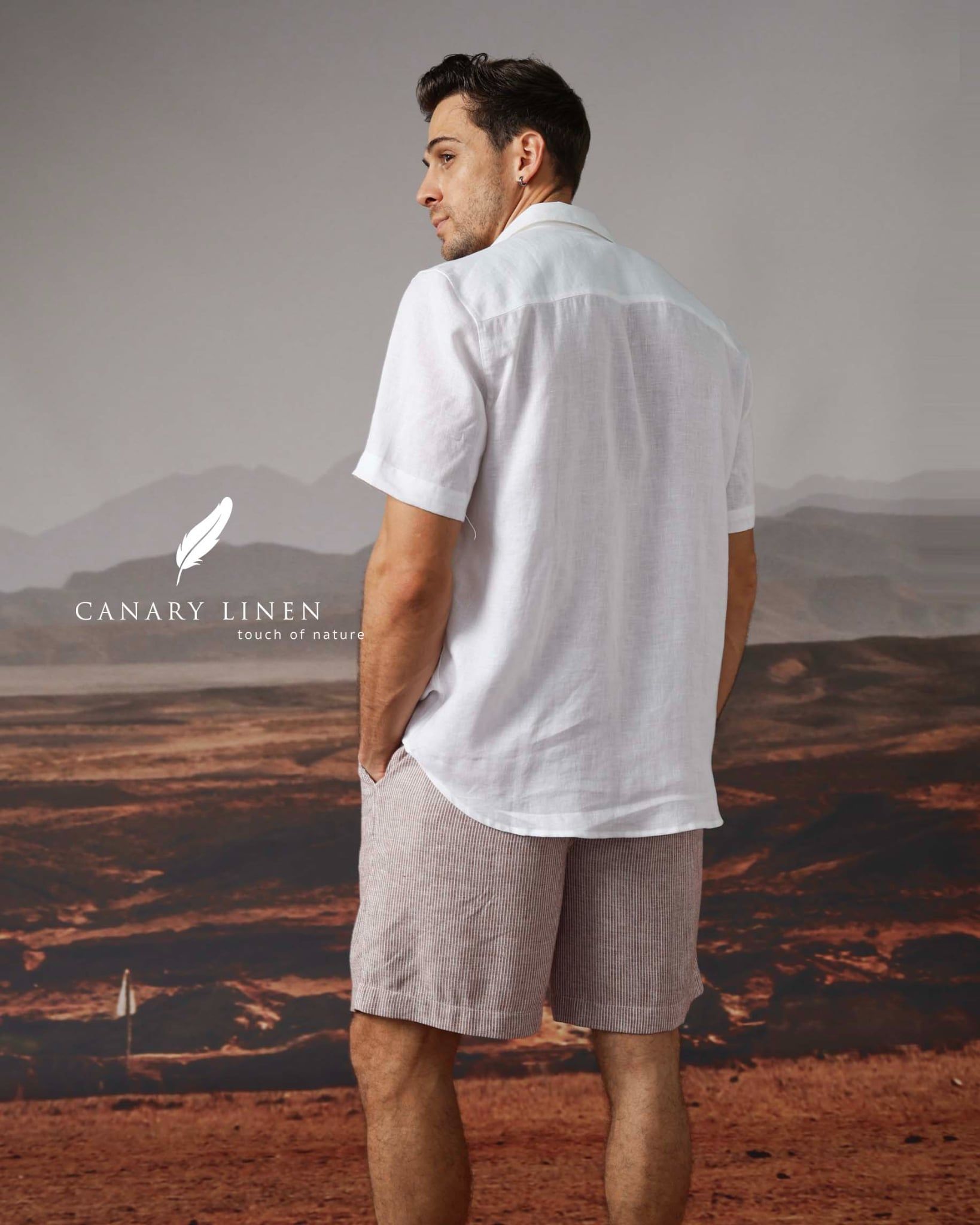  Plain Shorts - Sọc đỏ mảnh 