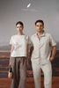  SharpLine Shirt - Nâu sọc mảnh 