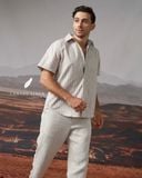  SharpLine Shirt - Nâu sọc mảnh 
