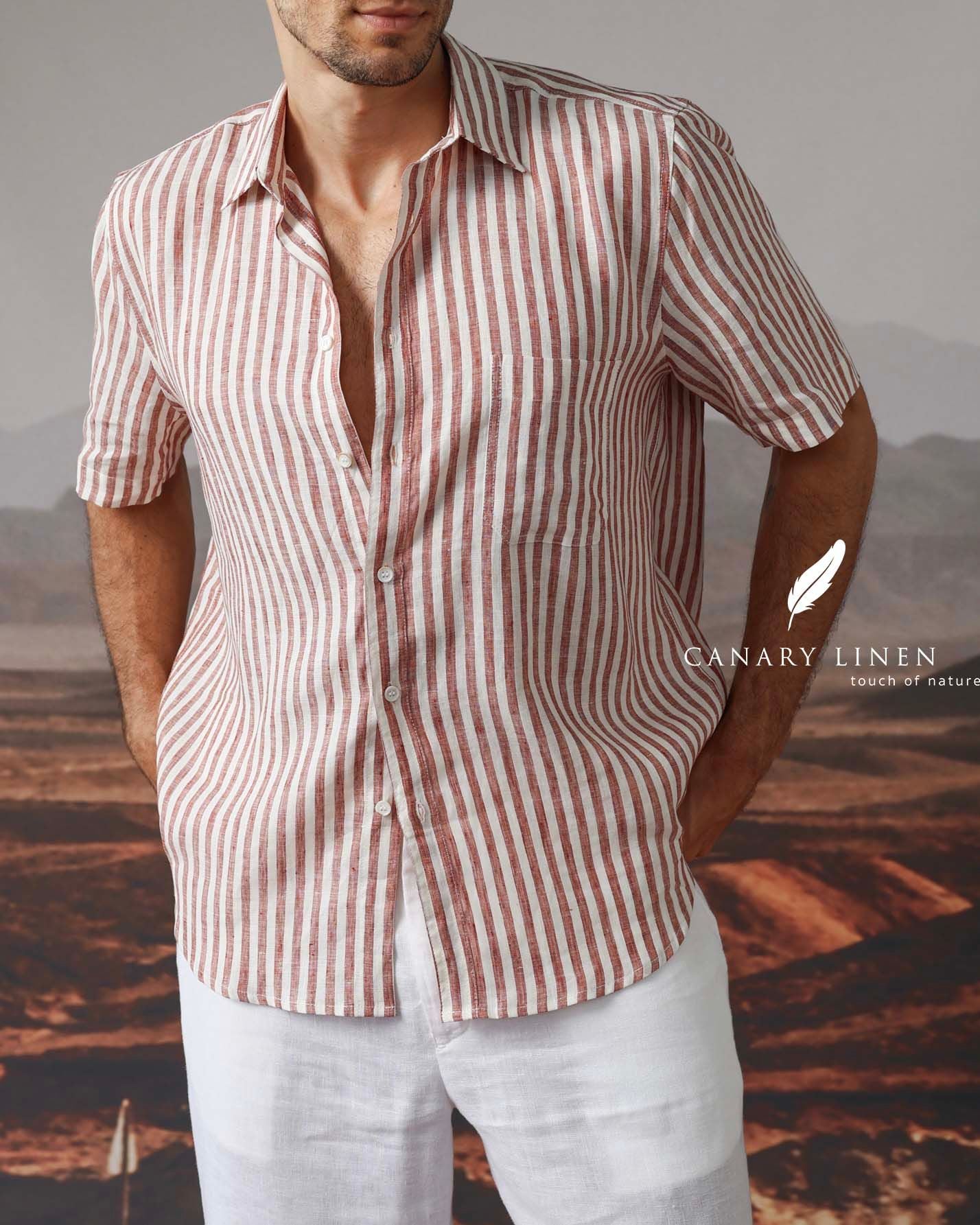  SharpLine Shirt - Sọc đỏ 