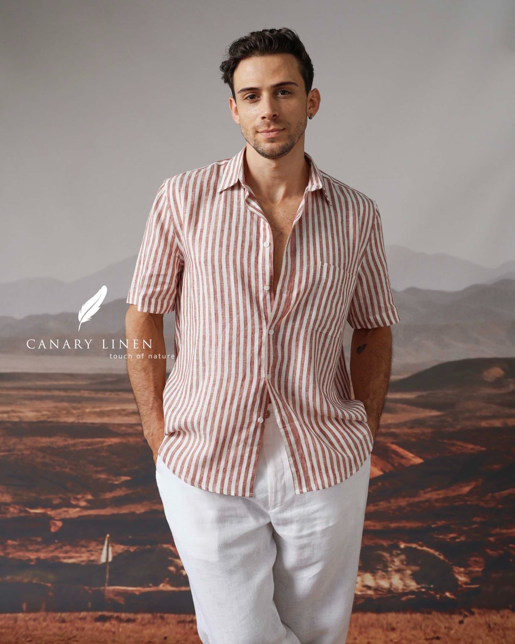  SharpLine Shirt - Sọc đỏ 