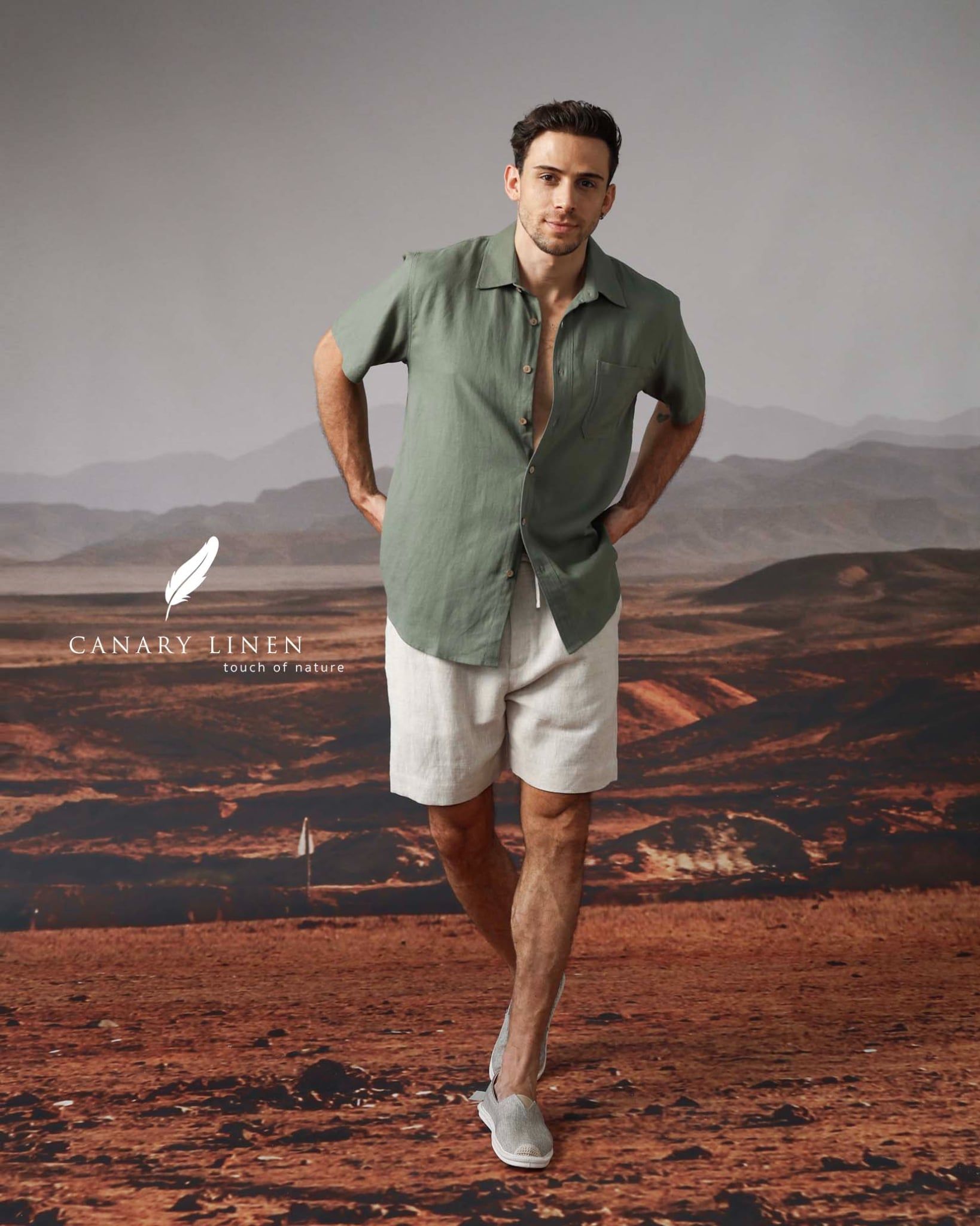  SharpLine Shirt - Xanh Rêu 