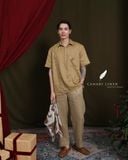  Short-Sleeve Polo Shirt - Xanh olive 