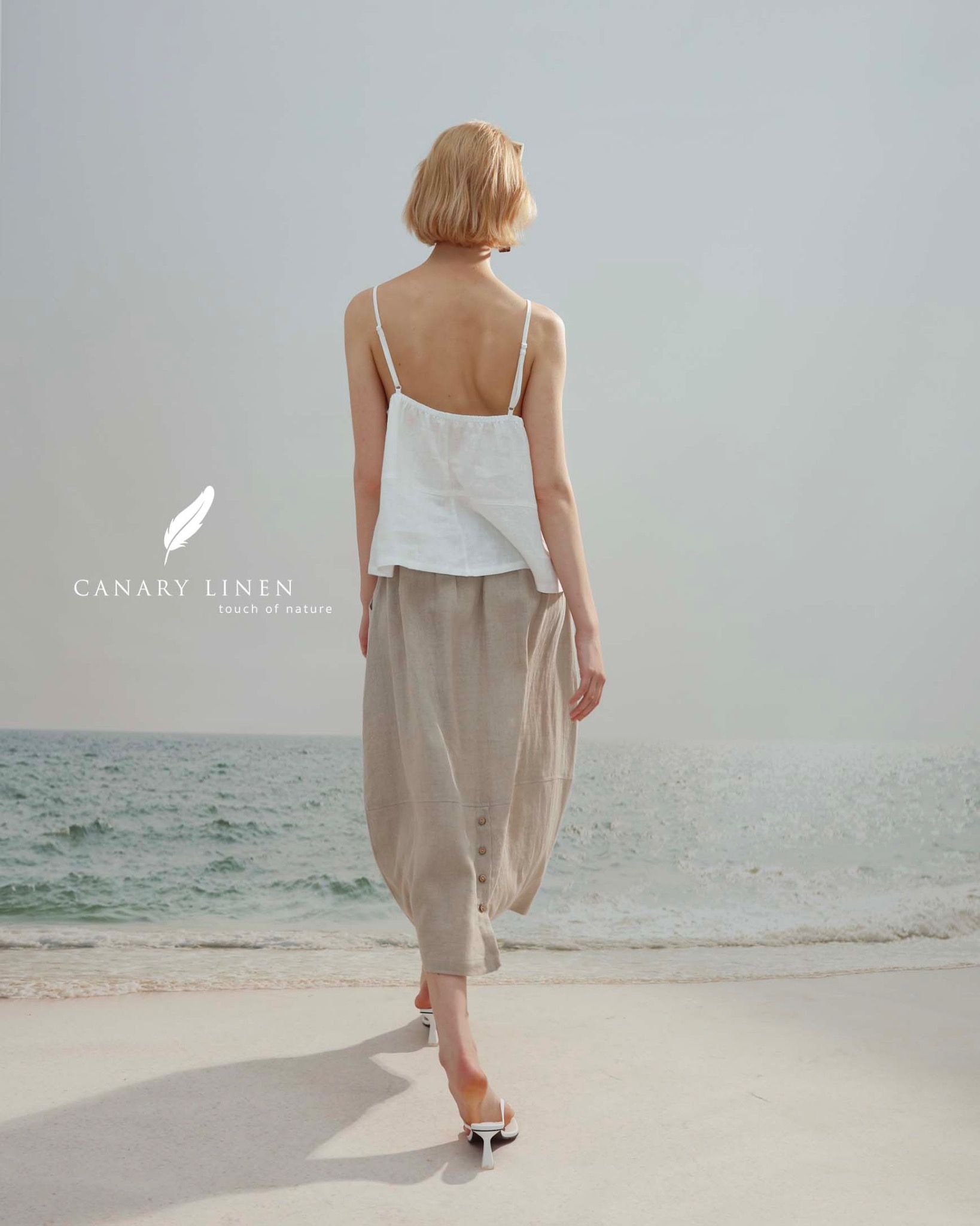  Roselle Camisole - Trắng 