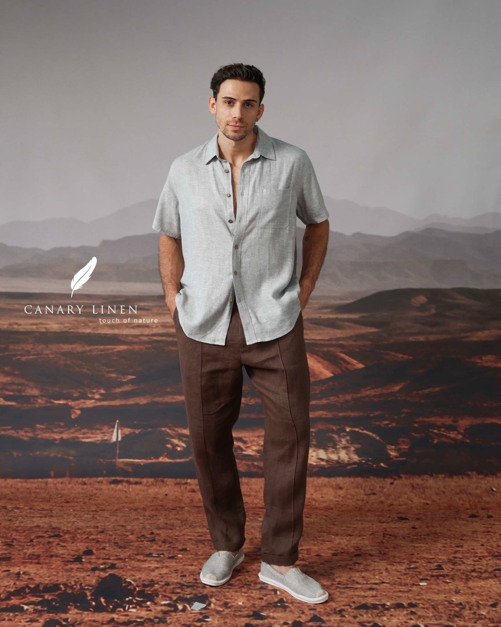  SharpLine Shirt - Xám 2 sợi 