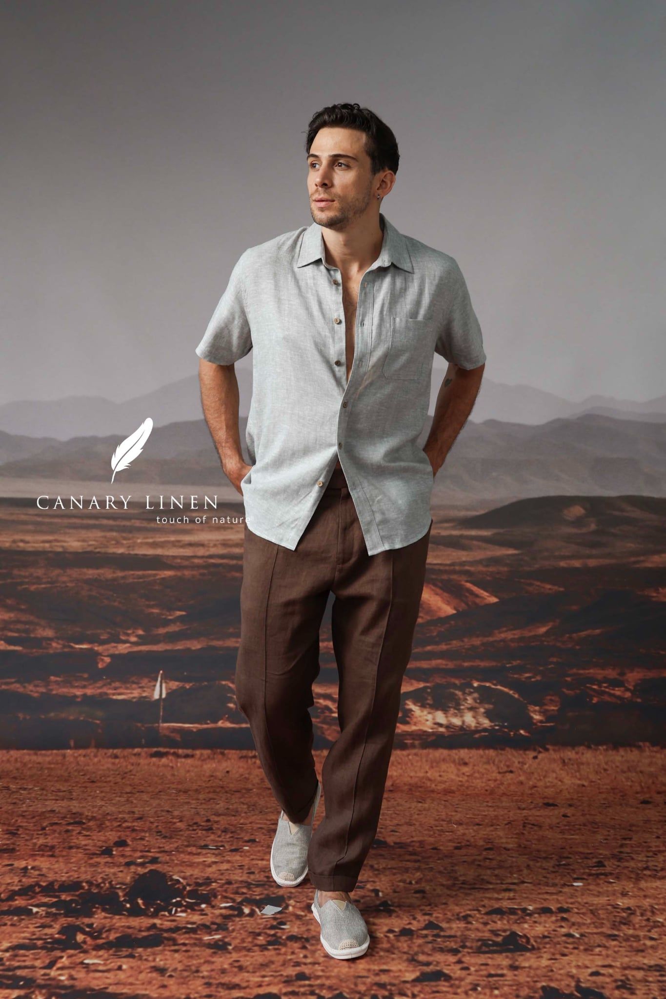  SharpLine Shirt - Xám 2 sợi 