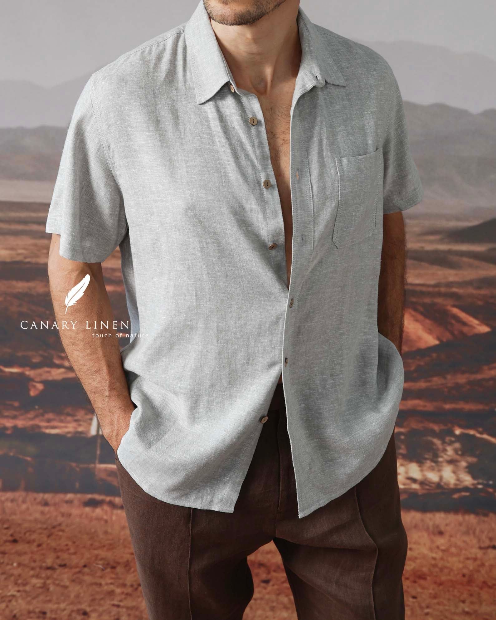  SharpLine Shirt - Xám 2 sợi 
