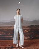  Sal Pants - Sọc navy nhạt 