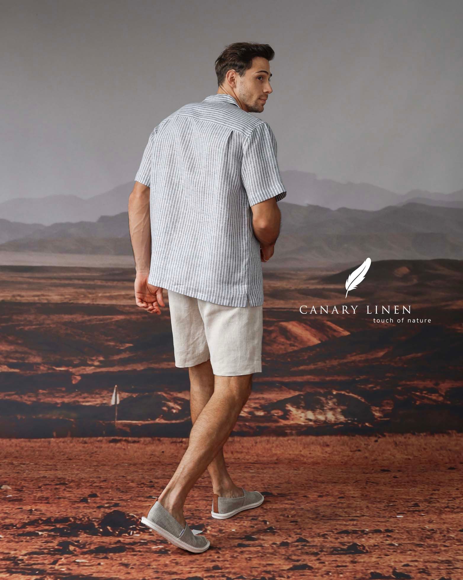  Dant Shirt - Sọc xám 