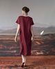  Mori Dress - Đỏ mận 