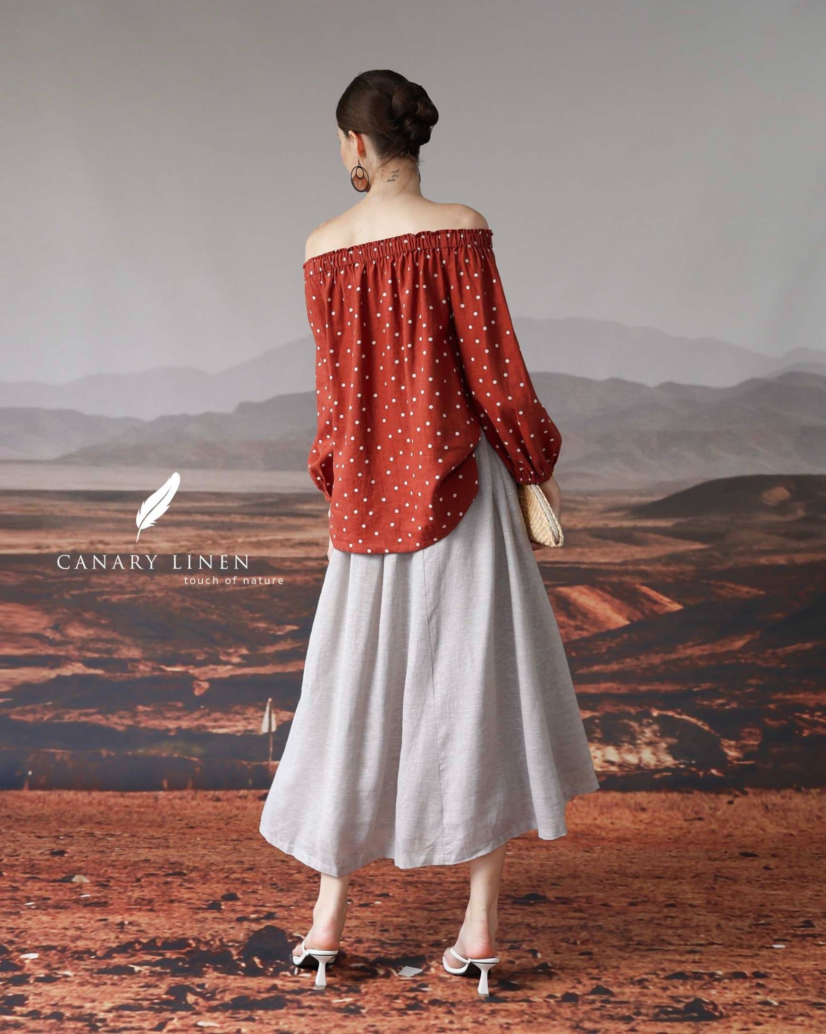 Muse Skirt - Xám nhạt 