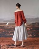  Nesi Top - Đỏ chấm bi 