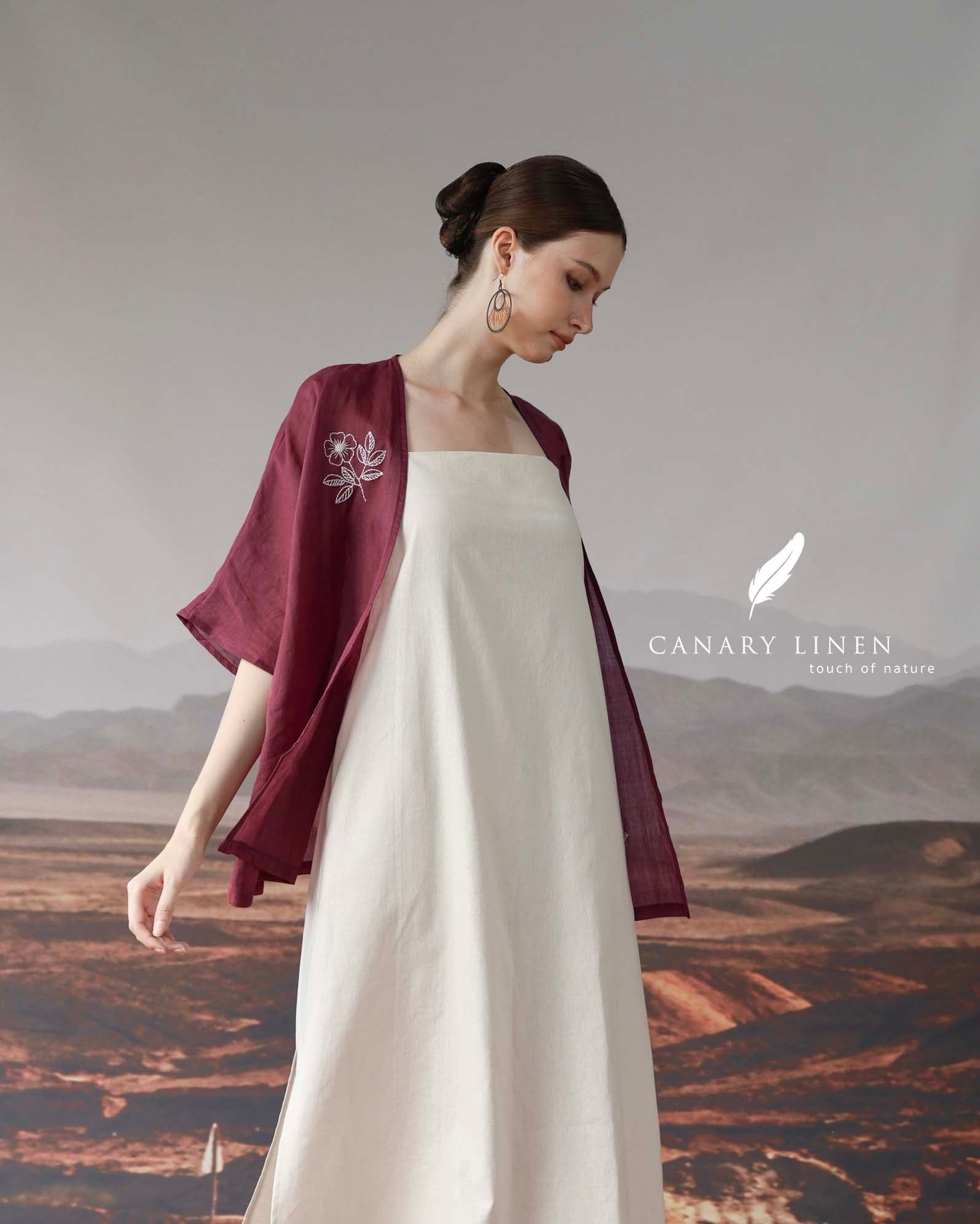  Elia Coat - Đỏ mận 