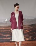  Elia Coat - Đỏ mận 