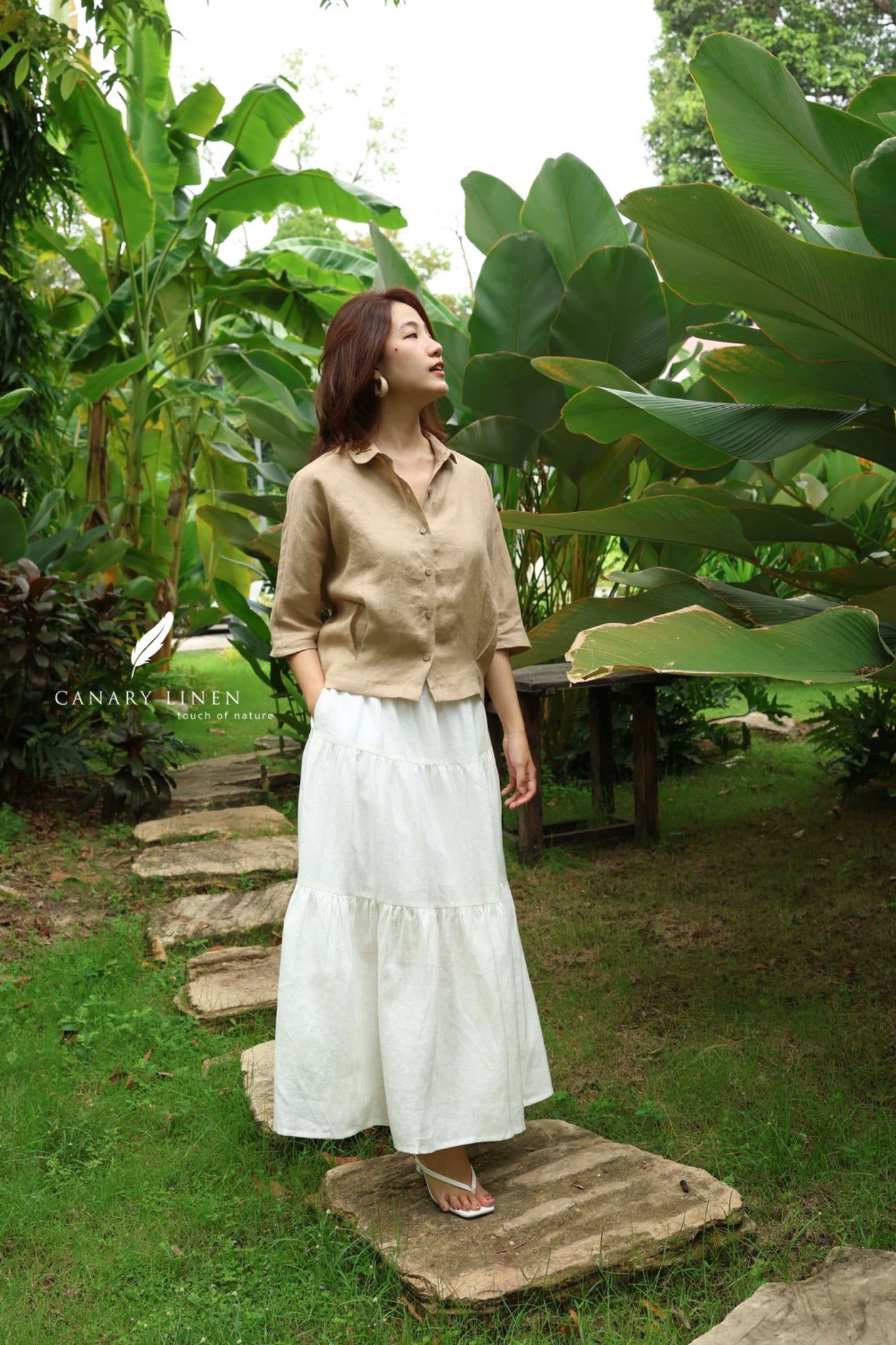  Rusea Shirt - Nâu nhạt 