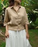  Rusea Shirt - Nâu nhạt 